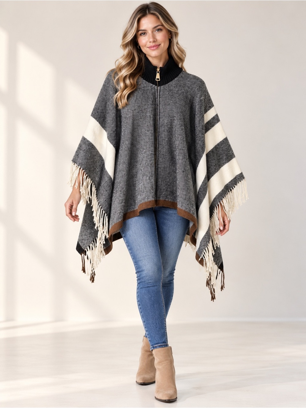🎉5 for $45🎉 poncho cover up one size s,m,l